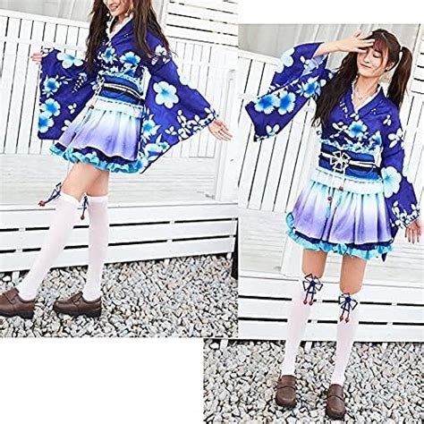 Graceart Japanischer Kimono Robe Anime Cosplay Kost M Kleid Amazon De