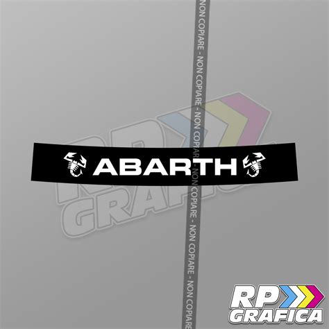 Fasce Parasole Adesiva Fiat Abarth Scorpione Rp Grafica