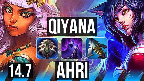 Qiyana Vs Ahri Mid Rank Qiyana Winrate Legendary