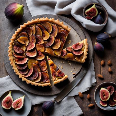 Fig And Almond Tart Vegan Recipes Plant Based Desserts Veganclue