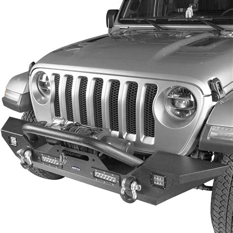 Add exciting off-road styling to your Wrangler with a Front Bumper. Designed with the ...