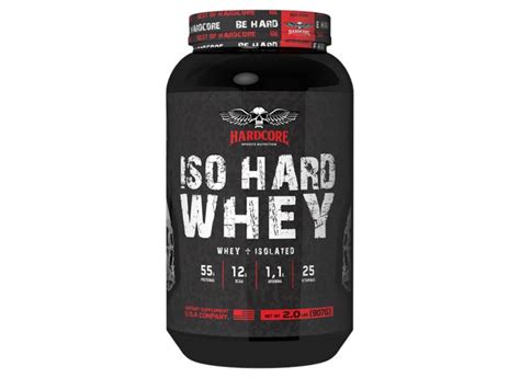 ISO HARD WHEY 900 G HARDCORE MORANGO MORANGO em Promoção é no Buscapé