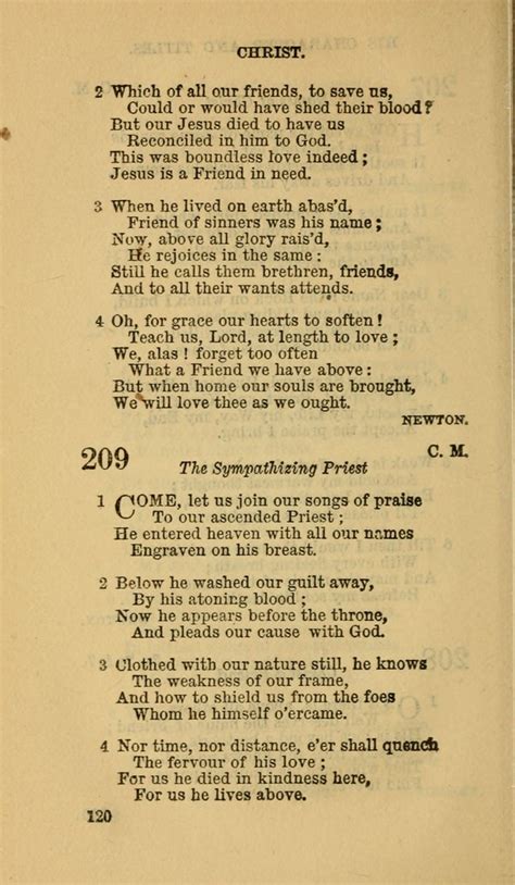 The Canadian Baptist Hymn Book 209. Come, let us join our songs of ...