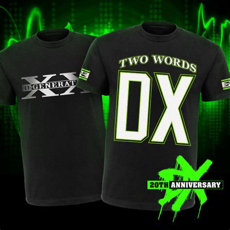 Wwe D Generation X 20 Year Anniversary Shirts