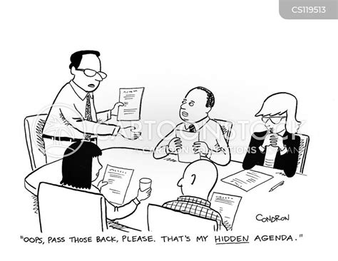 Hidden Agenda Cartoons and Comics - funny pictures from CartoonStock