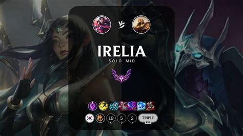 Irelia Mid Vs Azir Kr Master Patch Youtube