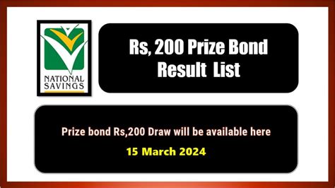 Rs Prize Bond March Result Draw No List Muzaffarabad