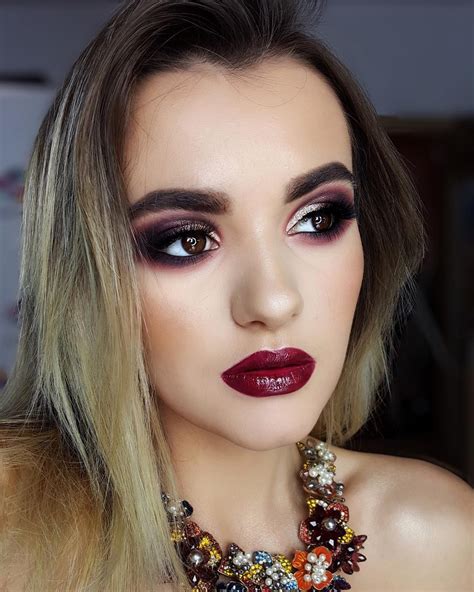 40 Burgundy Makeup Look Ideas Burgundy Makeup Look Burgundy Makeup