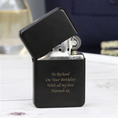 Personalised Black Lighter My Personalised Ts