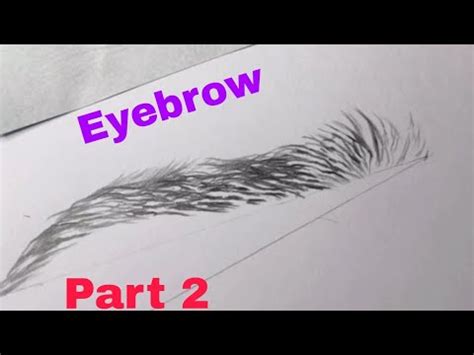 How To Draw A Realistic Eyebrow For Beginners EASY Tutorial Part 5