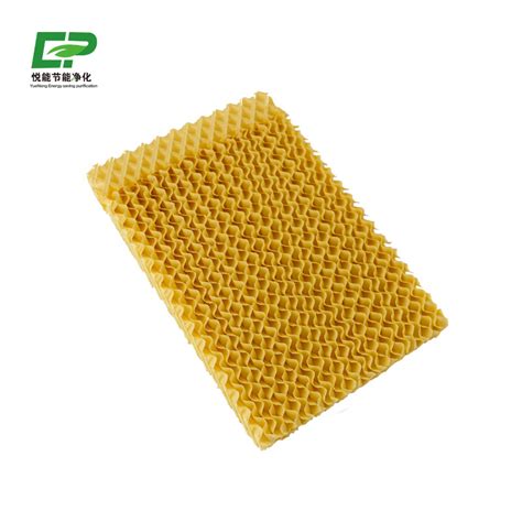 5090 Customized Size Yellow Corrugated Cellulose Cooling Pad For Cooler