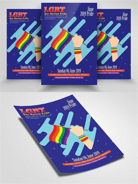 Lgbt Pride Flyer Poster Template