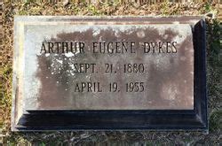 Arthur Eugene Dykes M Morial Find A Grave