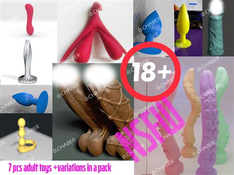 3d Adult Toys Stl Print File Pack 7 Pcs Adult Toys Etsy