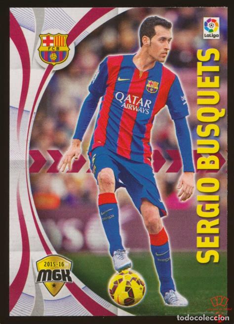 67 Sergio Busquets Fc Barcelona 20152016 Comprar Cromos De