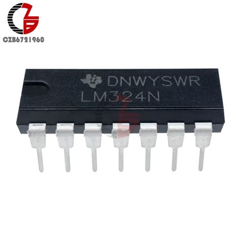 Lm 324 N Lm 324 324 Low Power Quad Op แอมป Ic Top 10ชน Shopee