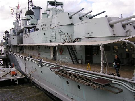 Hms Belfast London Hms Belfast Is A 6 Inch Cruiser Desig Flickr