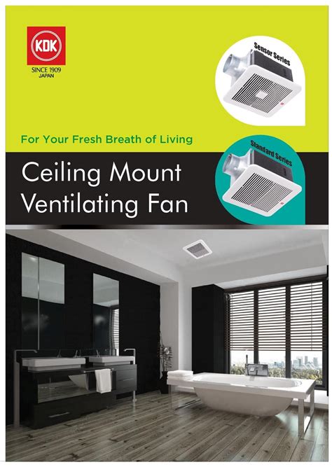 Maximaxsystems Kdk Ceiling Mount Ventilating Fan