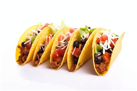 Premium Ai Image Mexican Food Tacos Restaurant Green Fresh Generate Ai