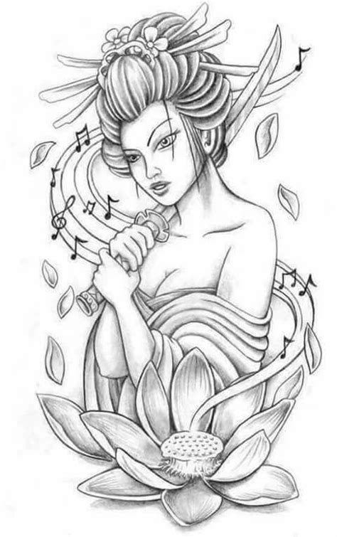 Pin by Sherill Green on Dövme fikirleri Geisha tattoo design Body