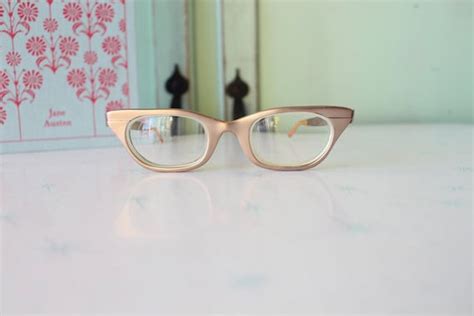 Tura 50s 60s Vintage Cat Eye Glasses Gold Vintage  Gem