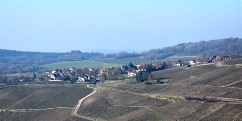 Le village de Menétru le Vignoble depuis Château Chalon Flickr