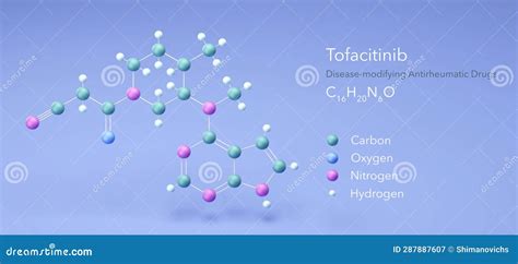 Tofacitinib Molecule Molecular Structures Disease Modifying