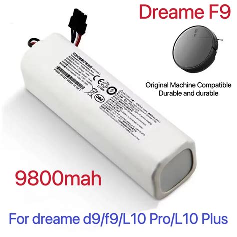 14 4V 5200mAh Robotic Vacuum Cleaner Replacement Battery For Dreame F9