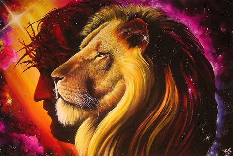 EL LEÓN DE JUDÁ 2017 Encargo Prophetic art Bible pictures