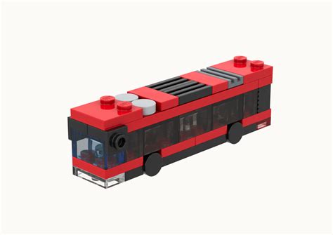 Lego Moc Micro City Bus By The Bobby Brix Channel Rebrickable Build