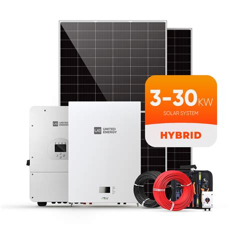 Kw Off Hybrid Grid Solar Power System Complete Kit With Lithium