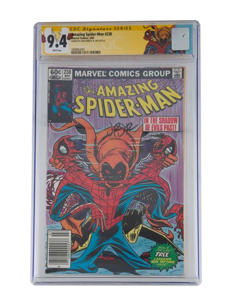 Comic Book Amazing Spider Man 238 CGC 9 4 Signed By John Romita Jr