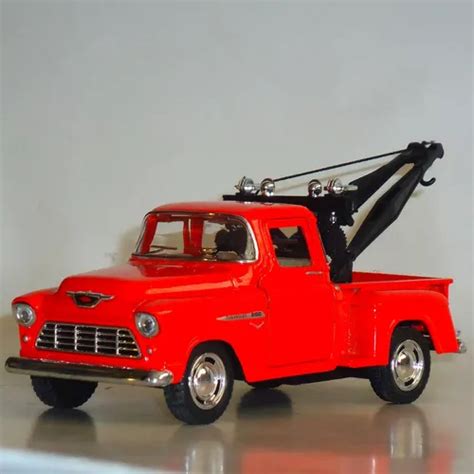 Camioneta Grúa Chevy Stepside 1955 De 12 Cms Nueva S caja Cuotas