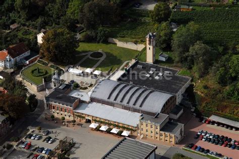 Luftaufnahme Freyburg Unstrut Rotkäppchen Sektkellerei in Freyburg