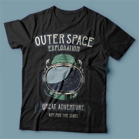 Outer Space Exploration Vector T Shirt Design Buy T Shirt Designs