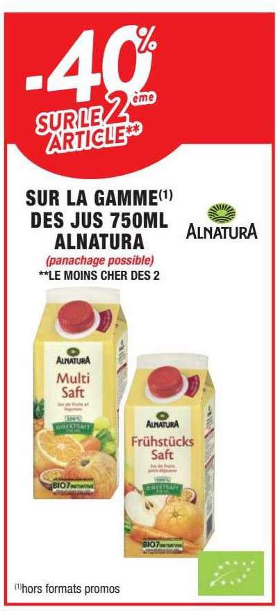 Promo La Gamme Des Jus Ml Alnatura Chez Cora Icatalogue Fr