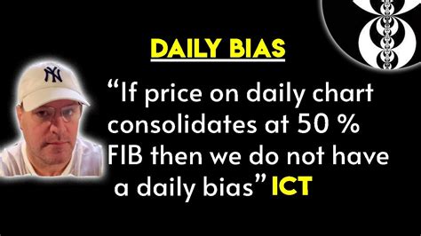 ICT Daily Bias I Copied These Points From ICT 2022 Mentorship YouTube