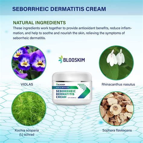 Buy Blooskim Seborrheic Dermatitis Cream Fast Acting Treatment For