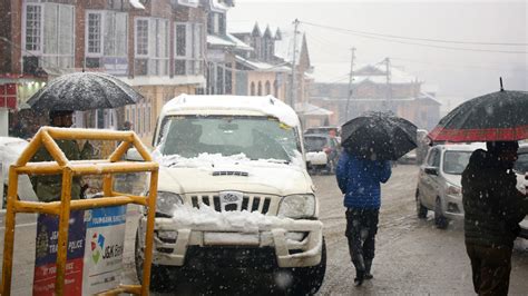 Very Heavy Rain Snow Hail To Pelt Jammu Kashmir Himachal Wet Week