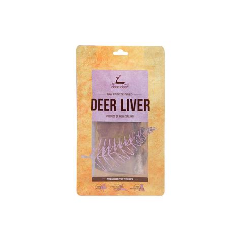 Freeze Dried Deer Liver Dog Treats | Whiskers N Paws