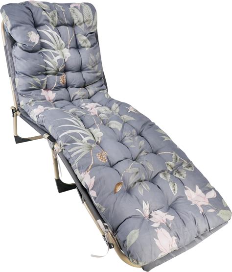 Sun Lounger Cushion Only Garden Recliner Relaxer Chair Cushion