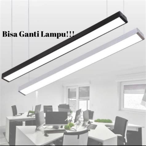 Jual Lampu Balok Led 18w 18 Watt Kantor Office Plafon Gantung Tl Led