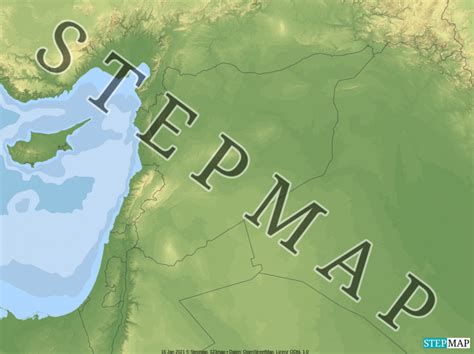 Stepmap Syrien Landkarte F R Syrien