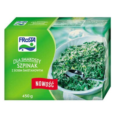 FROSTA Szpinak w sosie śmietankowy 450g