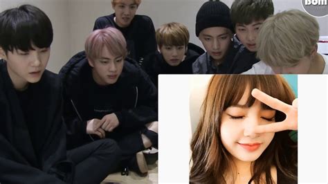 BTS Reaction BLACKPINK LISA CUTE MOMENTS YouTube