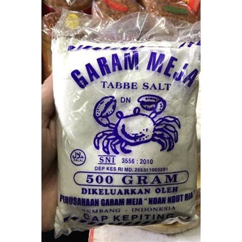 Jual Garam Meja Cap Kepiting Gr Shopee Indonesia