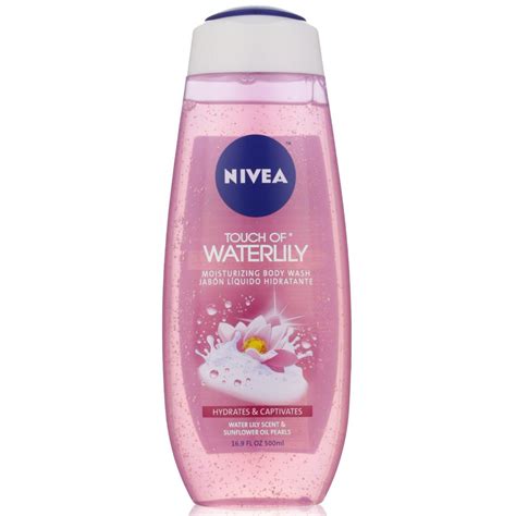 Nivea Touch Of Waterlily Moisturizing Body Wash Water Lily Scent 16