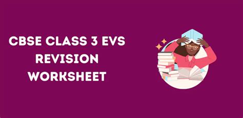 [updated] Cbse Class 3 Evs Revision Worksheet 2024 25 Session In Pdf