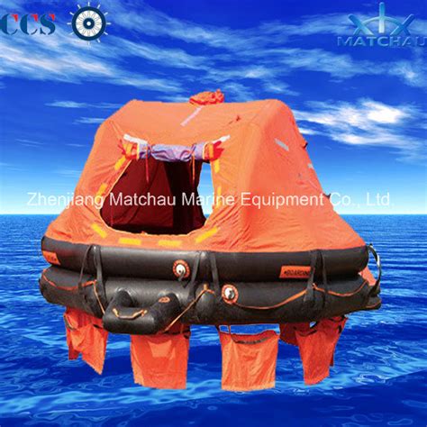 Yacht Throw Overboard Inflatable Liferaft Solas Approved Offshore Boat