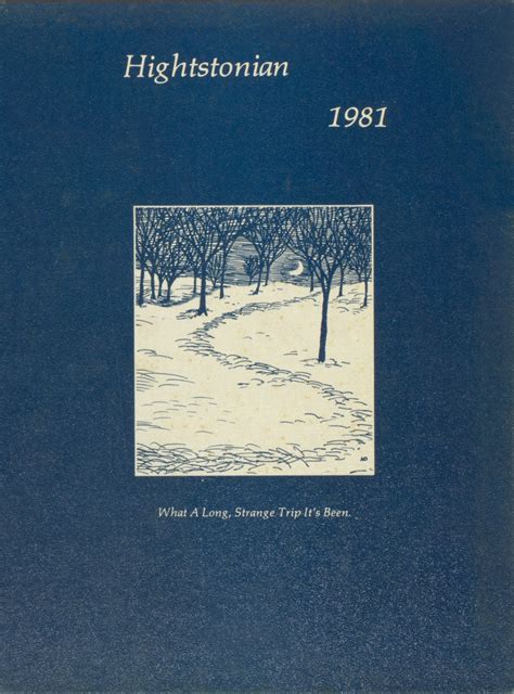 1981 yearbook from Hightstown High School from Hightstown, New Jersey